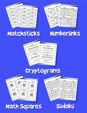 The Big Brain Teasers Book for Kids: Boredom Busting Math, Picture and Logic Puzzles - Woo! Jr. Kids Activities