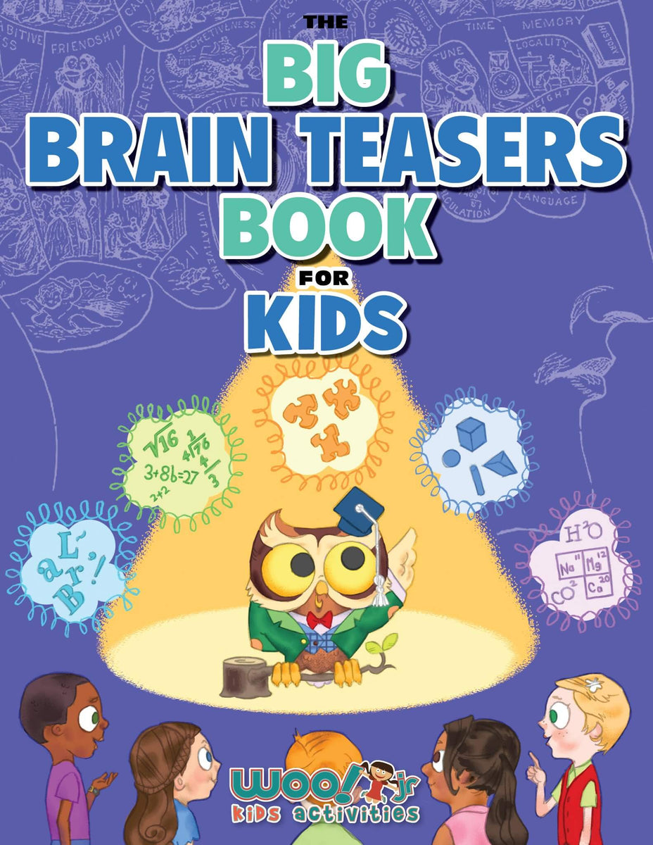 Fun word search puzzles & brain teasers for kids 8-12: Brain games activity  book for clever kids by ouazzi med publisher, Paperback