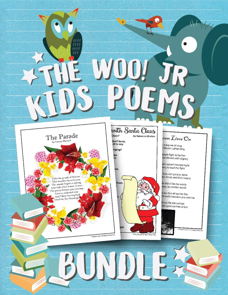 Printable Kids Poems PDF Bundle - Woo! Jr. Kids Activities