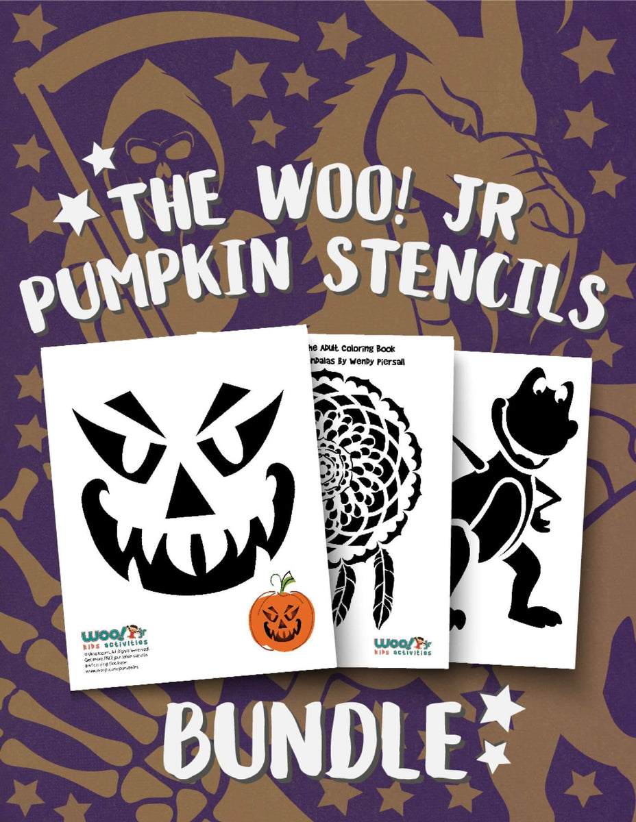Cute Kawaii Pumpkin Stencils  Woo! Jr. Kids Activities : Children's  Publishing