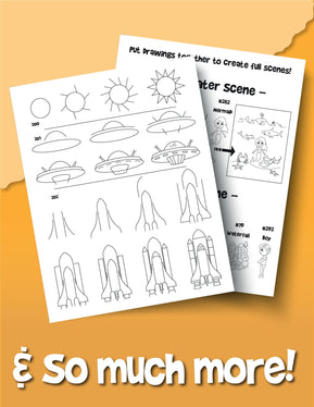 The Drawing Book for Kids: 365 Daily Things to Draw, Step by Step - Woo! Jr. Kids Activities