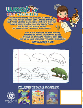 The Drawing Book for Kids: 365 Daily Things to Draw, Step by Step - Woo! Jr. Kids Activities