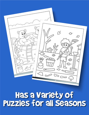 Easy Hidden Pictures for Kids Ages 3-5: A First Preschool Puzzle Book of Object Recognition - Woo! Jr. Kids Activities