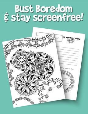 The Mindfulness for Kids Mandala Drawing Book - Woo! Jr. Kids Activities