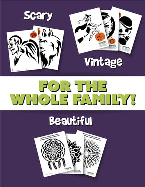 PDF Pumpkin Stencils Printable Bundle 100+ Designs - Woo! Jr. Kids Activities