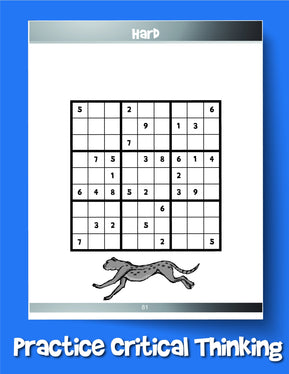 Sudoku for Kids: 100+ Sudoku Puzzles From Beginner to Advanced - Woo! Jr. Kids Activities