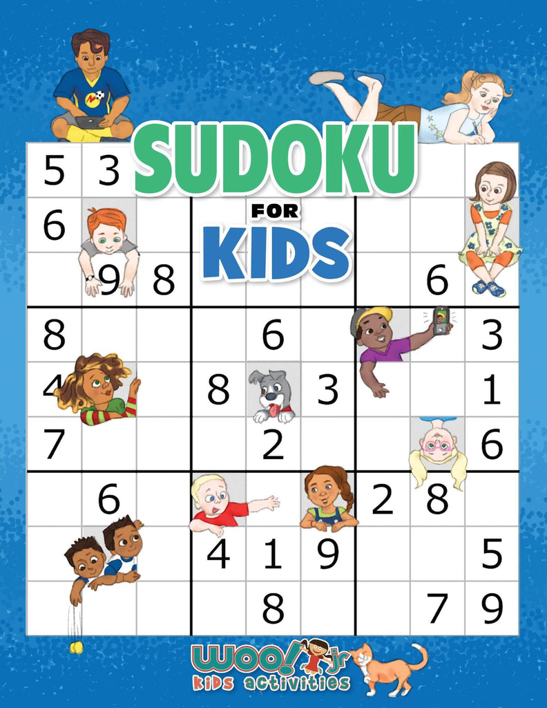 Sudoku for Kids: 100+ Sudoku Puzzles From Beginner to Advanced - Woo! Jr. Kids Activities