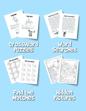 Summer Activity Book for Kids: Reproducible Games, Worksheets And Coloring Book - Woo! Jr. Kids Activities