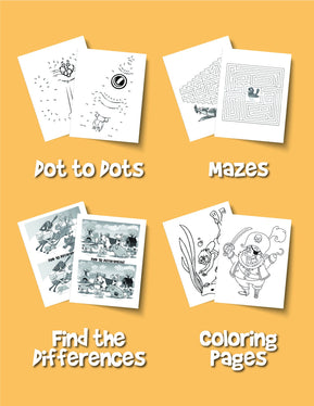 Summer Activity Book for Kids: Reproducible Games, Worksheets And Coloring Book - Woo! Jr. Kids Activities