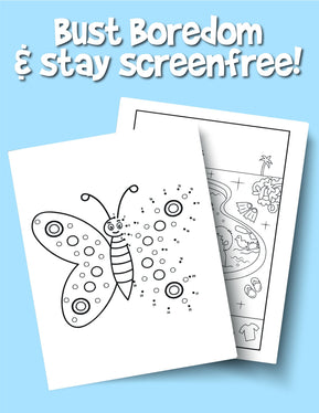 Summer Activity Book for Kids: Reproducible Games, Worksheets And Coloring Book - Woo! Jr. Kids Activities