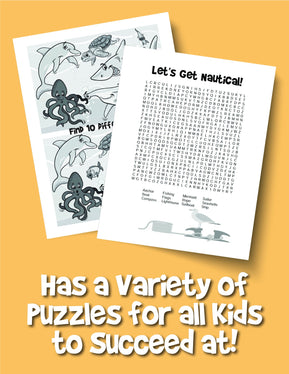 Summer Activity Book for Kids: Reproducible Games, Worksheets And Coloring Book - Woo! Jr. Kids Activities