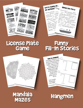 Travel Games for Kids: A Packable Book of Boredom Busters for Fabulous Family Travel Fun - Woo! Jr. Kids Activities