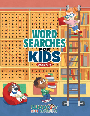 Word Search for Kids Ages 6-8: Reproducible Worksheets for Classroom & Homeschool Use - Woo! Jr. Kids Activities