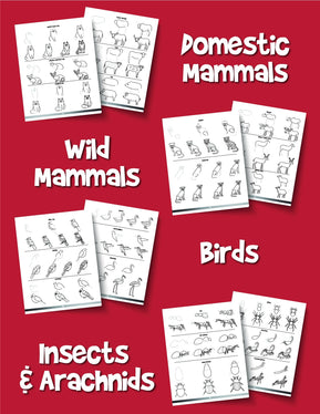 The Animal Drawing Book for Kids: How to Draw 365 Animals – PDF Printables  from Woo! Jr. Kids Activities