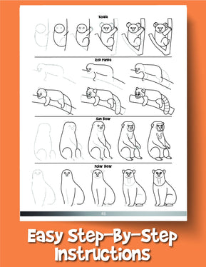 How to Draw Animals: Step by Step Drawing Book for Kids, Animal