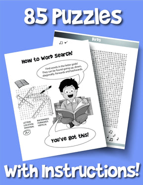 Expert Word Search for Kids: Reproducible Worksheets for Classroom and Homeschool Use - Woo! Jr. Kids Activities