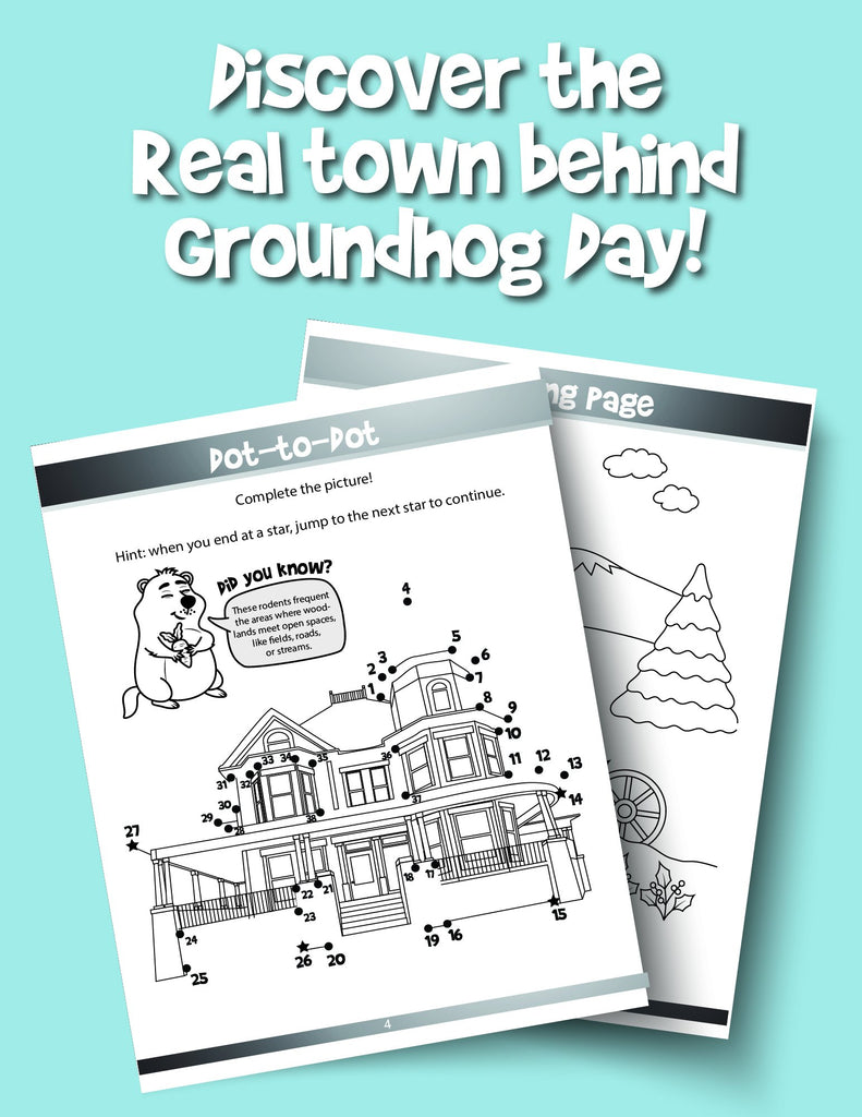 Woodstock Groundhog Day Activity Book - Woo! Jr. Kids Activities