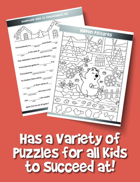 Woodstock Groundhog Day Activity Book - Woo! Jr. Kids Activities