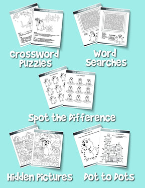 Woodstock Groundhog Day Activity Book - Woo! Jr. Kids Activities