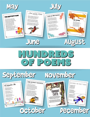 Printable Kids Poems PDF Bundle - Woo! Jr. Kids Activities