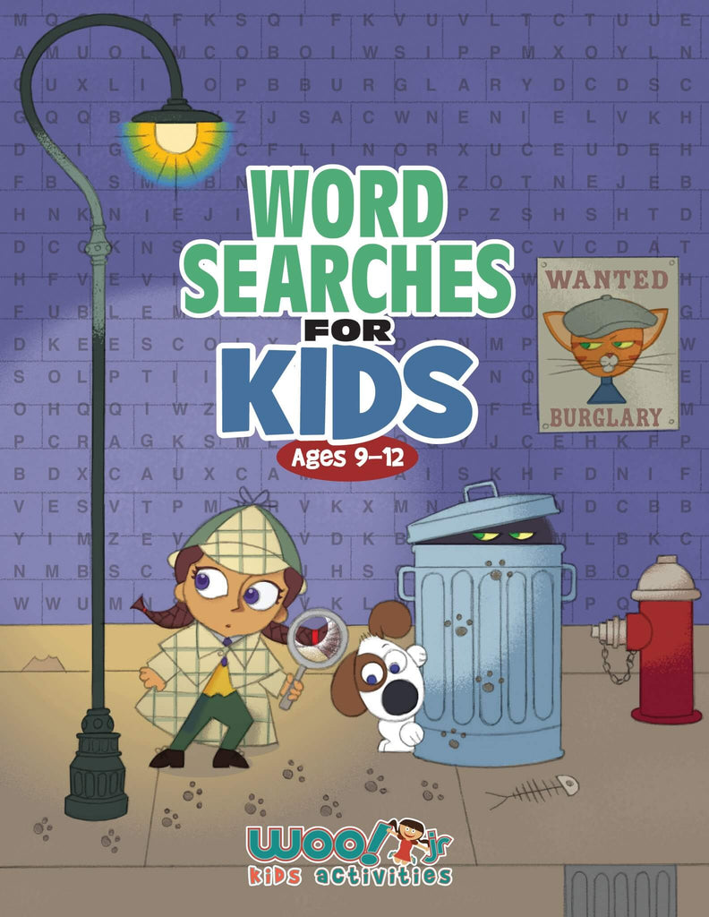 Word Search for Kids Ages 9-12: Reproducible Worksheets for Classroom & Homeschool Use - Woo! Jr. Kids Activities