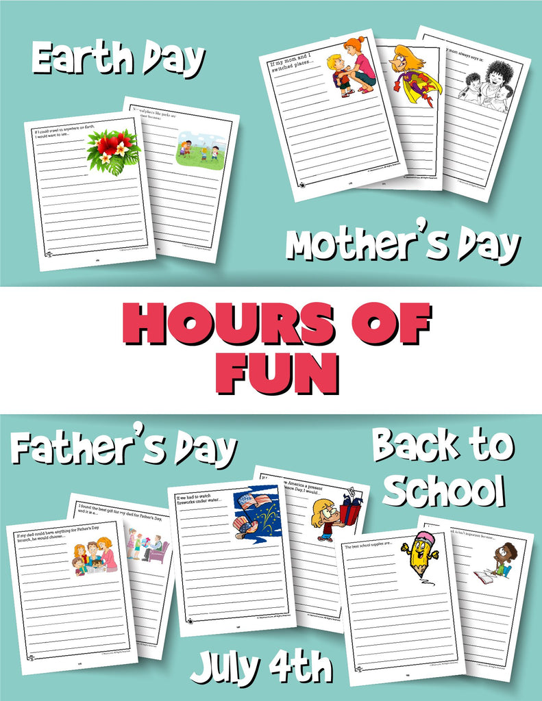 250+ Printable Writing Prompts for Kids PDF Bundle - Woo! Jr. Kids Activities